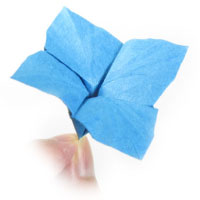 origami hydrangea