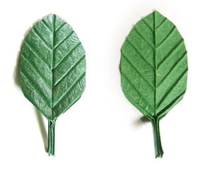 origami single leaf