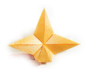 39th picture of 2nd easy origami rose paper flower, Spinning Top Rose