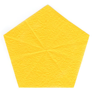 five-petals easy origami rose I