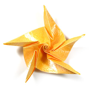 35th picture of five-petals easy origami rose I