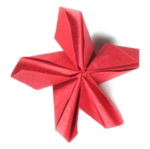 30th picture of Five-petals lovely origami rose paper flower