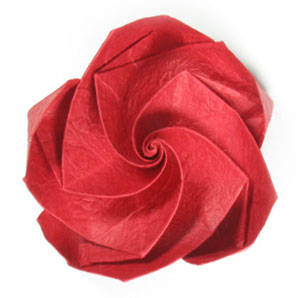 38th picture of Five-petals lovely origami rose paper flower