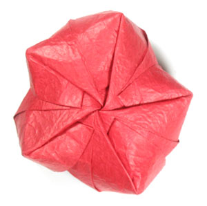39th picture of Five-petals lovely origami rose paper flower