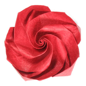 41th picture of Five-petals lovely origami rose paper flower