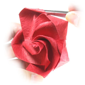 42th picture of Five-petals lovely origami rose paper flower