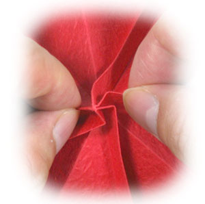 8th picture of Five-petals standard origami rose paper flower