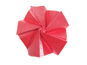 18th picture of Five-petals standard origami rose paper flower