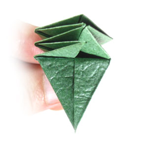 28th picture of Five-sepals Candlestick origami flower base
