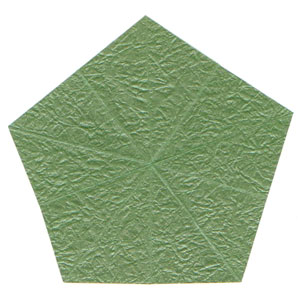 Five-sepals superior origami calyx