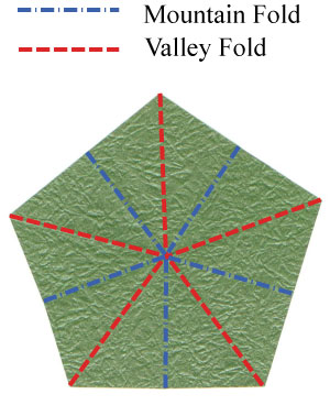 1st picture of Five-sepals supreme origami calyx