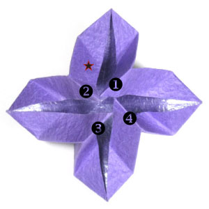 8th picture of simple origami bellflower