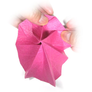 11th picture of origami clematis flower