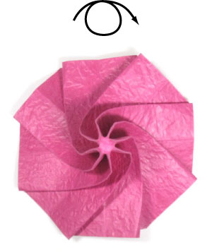 15th picture of origami clematis flower