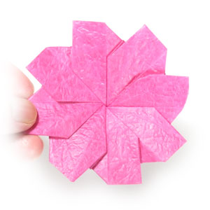 24th picture of origami clematis flower