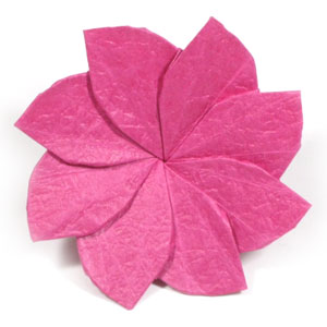 25th picture of origami clematis flower