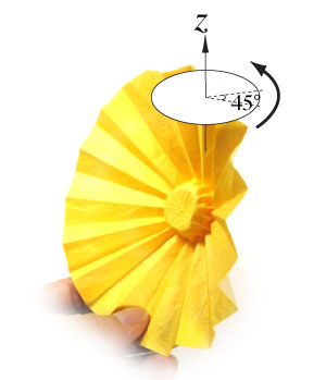 21th picture of origami daisy flower III