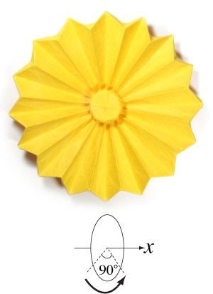 24th picture of origami daisy flower III