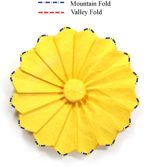 31th picture of origami daisy flower III