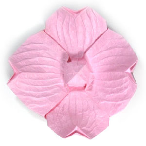 25th picture of origami Dogwood flower