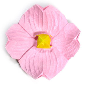 27th picture of origami Dogwood flower