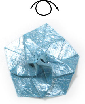 21th picture of origami forget-me-not flower