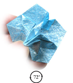 24th picture of origami forget-me-not flower