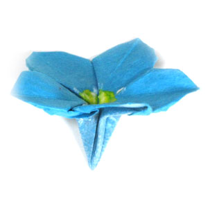 32th picture of origami forget-me-not flower