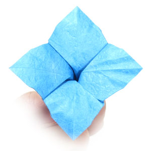 20th picture of origami hydrangea flower