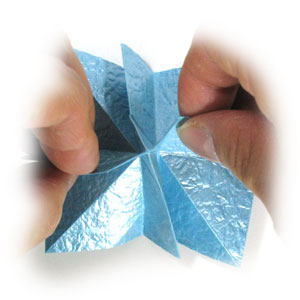 15th picture of origami hydrangea flower II