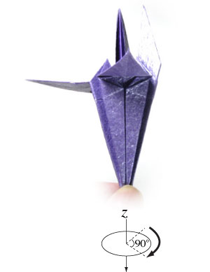 24th picture of classical origami iris flower