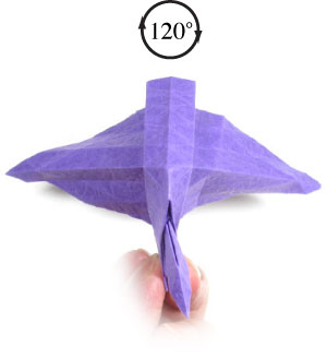 15th picture of origami iris flower