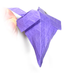 16th picture of origami iris flower