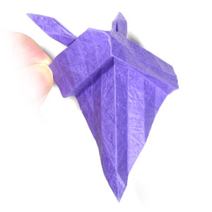 18th picture of origami iris flower