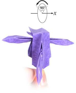 19th picture of origami iris flower