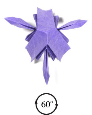 20th picture of origami iris flower