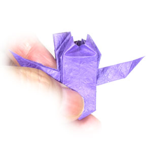26th picture of origami iris flower