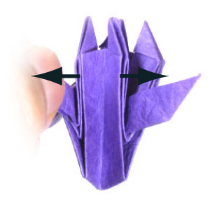 33th picture of origami iris flower