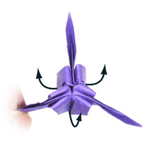 39th picture of origami iris flower