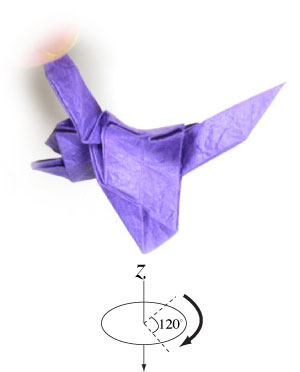 42th picture of origami iris flower