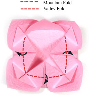 14th picture of easy origami lotus flower