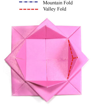 11th picture of traditional fractal origami lotus flower