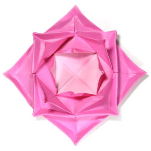 20th picture of traditional fractal origami lotus flower