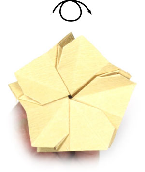 15th picture of origami okra flower