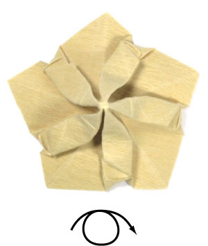 24th picture of origami okra flower
