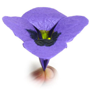 origami pansy flower