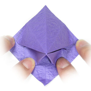 12th picture of origami pansy flower