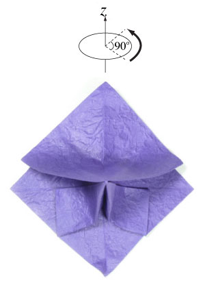 15th picture of origami pansy flower