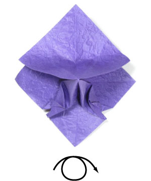 22th picture of origami pansy flower