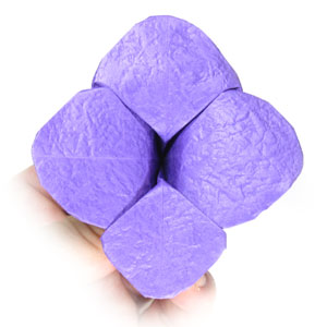 35th picture of origami pansy flower